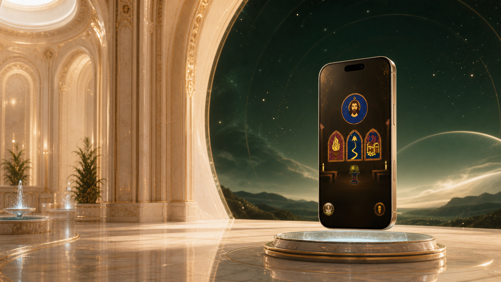 Jesus New OS and PineCone spiritual technology experience